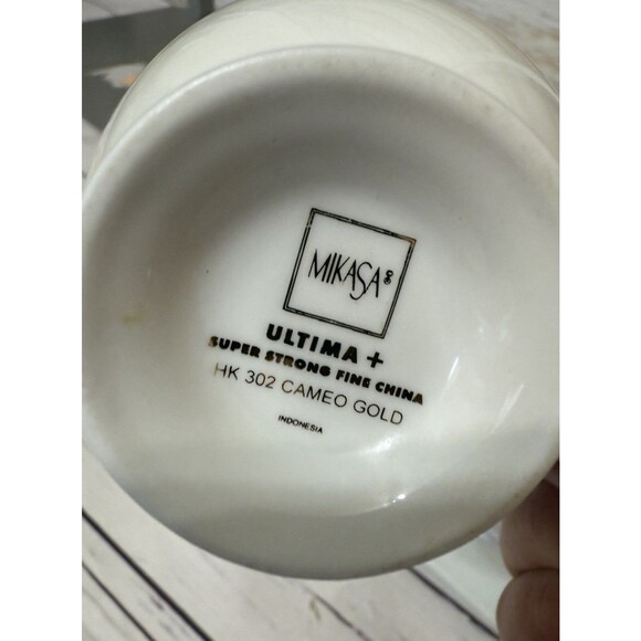 Mikasa Ultima + Super Strength Fine China Cameo Gold CUP Indonesia - Picture 6 of 7